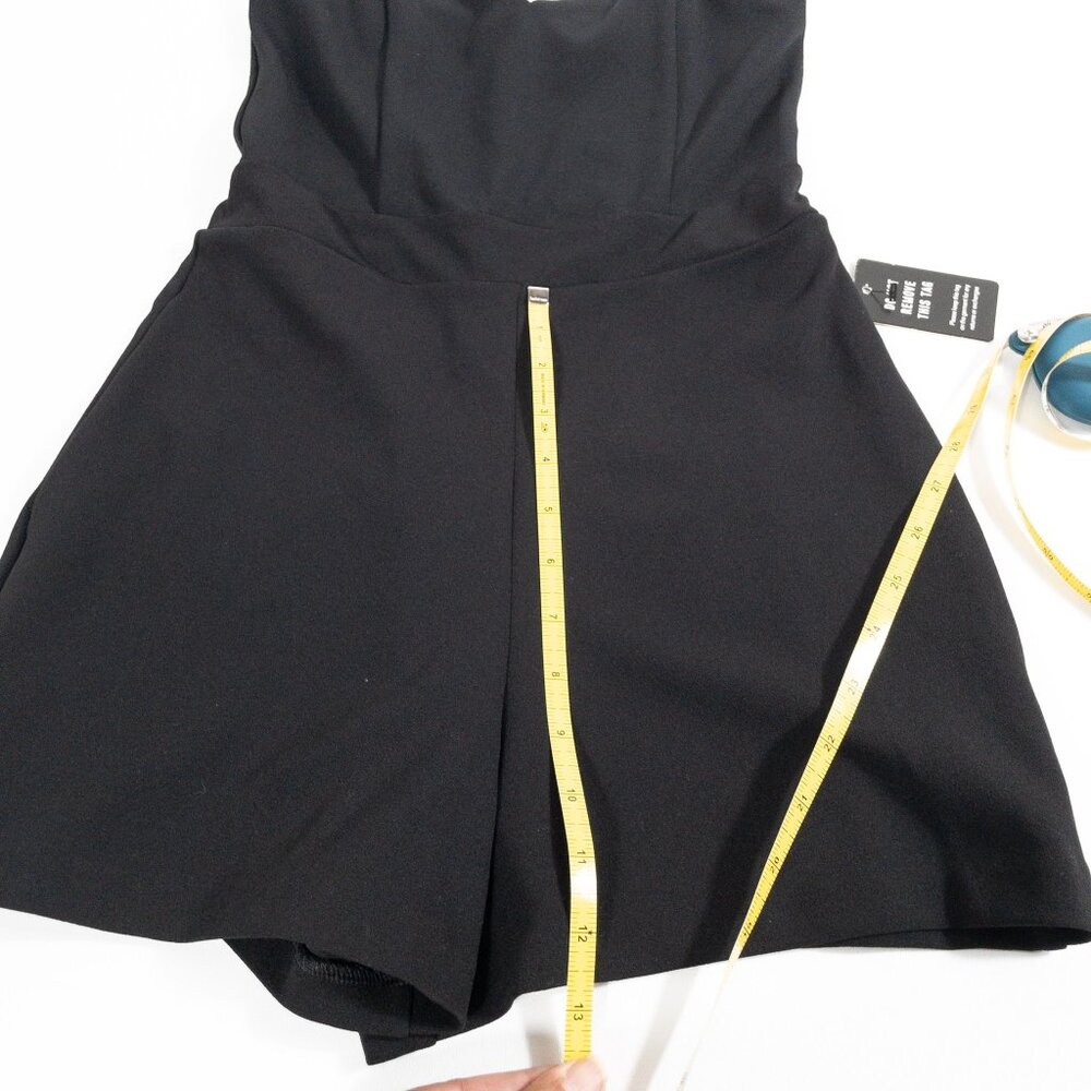 Express Black Strapless Romper Size 0 XXS Club Wear - Picture 6 of 8